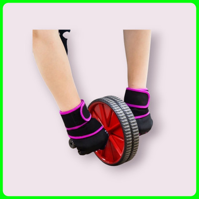 zxxxt Fitness AB Wheel / AB Roller Dual Wheel Core Trainer_907 Ab Exerciser(Multicolor)