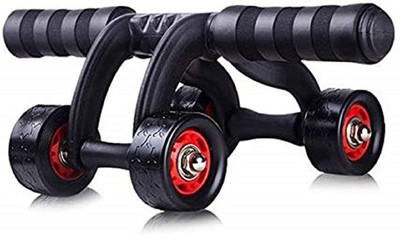 Ronteno Abs Roller | Men and Women Abdomen Exercise Ab Exerciser(Black)