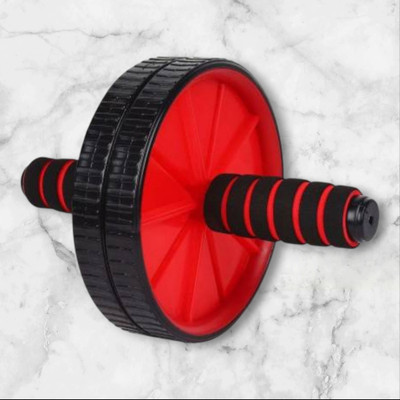 zxxxt Fitness AB Wheel / AB Roller Dual Wheel Core Trainer_149 Ab Exerciser(Red, Black)