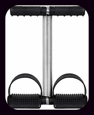 Athlian New_Single Spring Waist Tummy Trimmer Body Toner Fat Buster Multipurpose Ab Exerciser(Black)