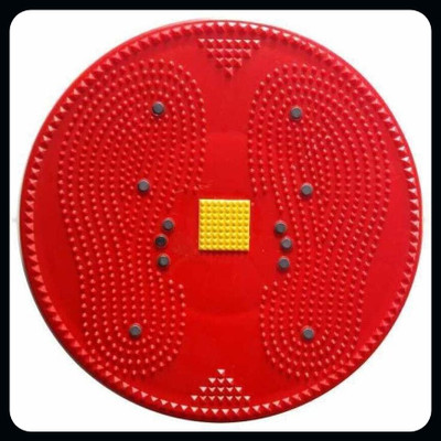 aavomaa Tummy Twister A Dynamic Body Balancing Disc Solid Plastic Red Color Ab Exerciser(Red)