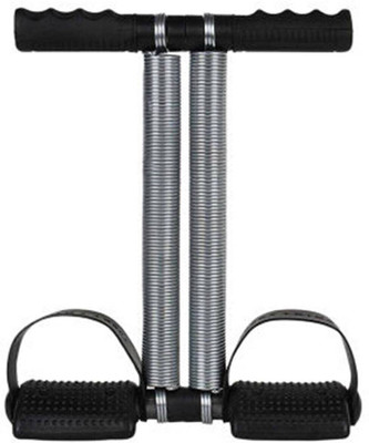 FITNESSDEALS Tummy Trimmer Double Spring Health Care Resistance Ab Exerciser(Black, Silver)