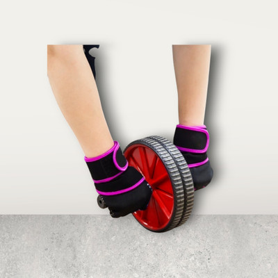 zxxxt Fitness AB Wheel / AB Roller Dual Wheel Core Trainer_407 Ab Exerciser(Multicolor)