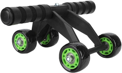 NAVER Ab Roller with 4 Wheel for Abdominal and Stomach Exercise Training with Mat Ab Exerciser(Multicolor)
