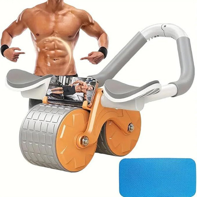 MAHEA Pilates Flexband, Resistance Band Ab Roller Ab Exerciser(Multicolor)