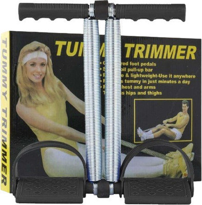 DHEER Double Spring Tummy Trimmer, Waist Trimmer, Ab Exerciser,Gym 027 Ab Exerciser(Black)