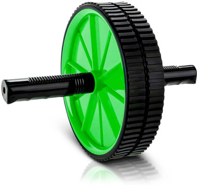ABB INITIO Polypropylene Black Green Roller Ab Exercise Ab Roller Ab Exerciser(Green, Black)