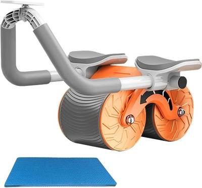 PKK TRADERS Roller Wheel Exercise with Elbow Support, Automatic Rebound Abdominal Wheel Ab Exerciser(Multicolor)