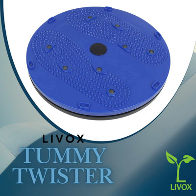 LIVOX Machine Balance Rotating Board Home Gym Leg Exercise Equipment for Men Women Ab Exerciser(Multicolor)