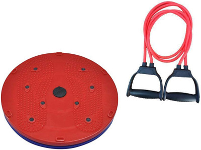 Cool Buddyzz Tummy Twister Board for Waist Twister Exercise,Fitness Twister with Toning Tube Ab Exerciser(Multicolor)