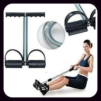 Athlian New_AB TUMMY TRIMMER SINGLE SPRING Ab Exerciser(Black)