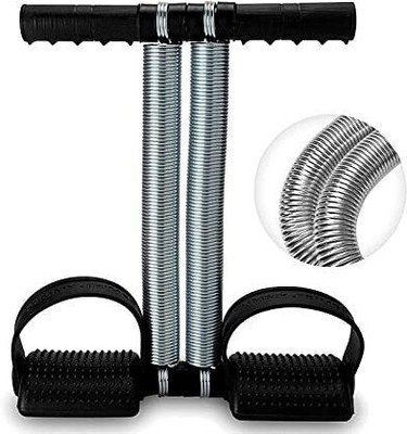 DHEER Double Spring Tummy Trimmer Ab Exerciser(Silver)