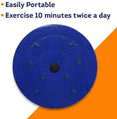 Lugazi Tummy Twister Dynamic Acupressure Disc Blue Stepper (Red) Ab Exerciser Ab Exerciser(Multicolor)