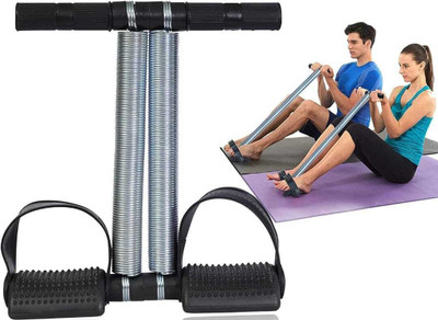 Aim Tummy Trimmer 12 inch Double Spring Premium Quality for man and women Ab Exerciser(Black)