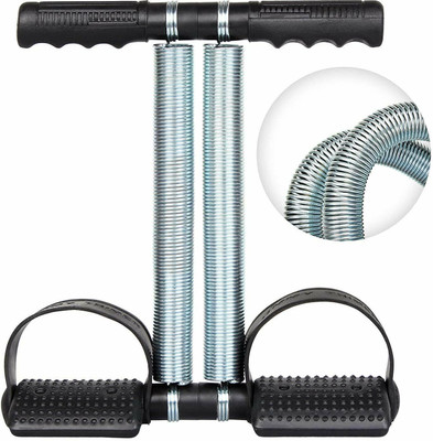 Oddish Tummy Trimmer with Double Spring for Burn Calories & Tone Muscles Ab Exerciser(Black, Silver)
