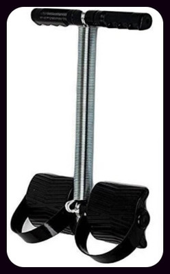Athlian New_TUMMY TRIMMER Ab Exerciser SINGLE Spring Ab Exerciser(Black)