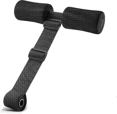 IRIS Hamstring Flex Elite - Multi-Exercise Home Fitness Curl Strap Ab Exerciser(Black)