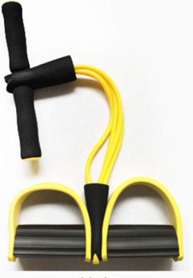 Shopeleven 4 Rope Pull Reducer/Waist Reducer Body Shaper Trimmer/Burn Off Extra Calories Ab Exerciser(Yellow)