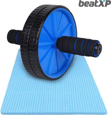 KBCCRAZY Abs Roller Exercise Wheel | Anti Skid, Light Weight for Abdominal Exercises Ab Exerciser(Blue)