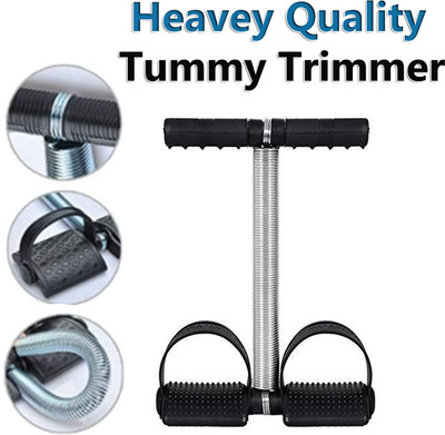 Best-Quality-Hub Heavy Quality Single Tummy Trimmer For Gym Workout Sports Men & Women Ab Exerciser(Black)