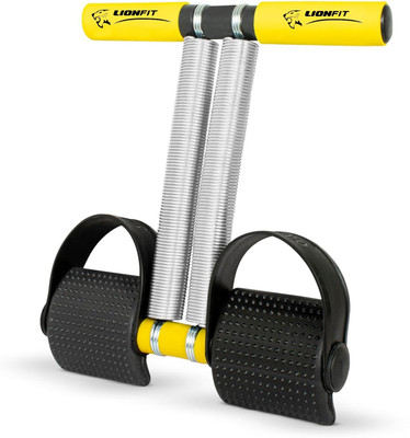 LIONFIT Double Spring TUMMY TRIMMER PREMIUM QUALITY FOR MEN & WOMEN KIT Ab Exerciser(Yellow, Black)
