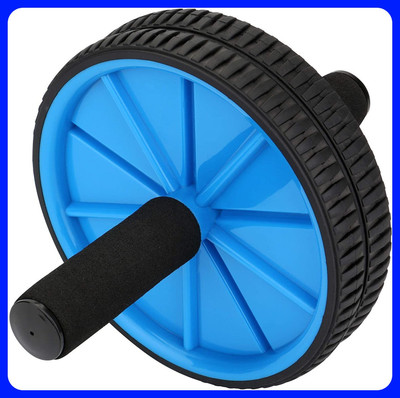 zxxxt New Double Ab Wheel Roller Ab Exerciser Ab Exerciser(Multicolor)