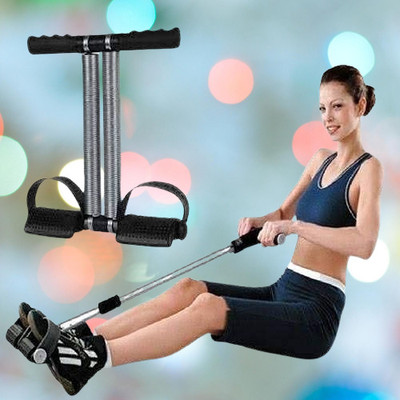 KKNTERPRISE TUMMY TRIMMER HOME GYM FITNSS DOUBLE SPRING Ab Exerciser 55 Ab Exerciser(Black, White)