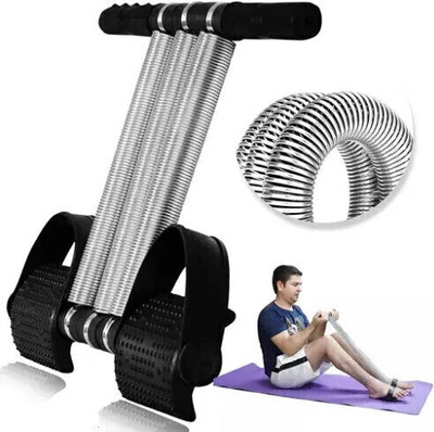 Trends Maker Set Of 2 Triple Spring Tummy Trimmer And Skipping Rope Waist Trimmer Ab Exerciser(Multicolor)