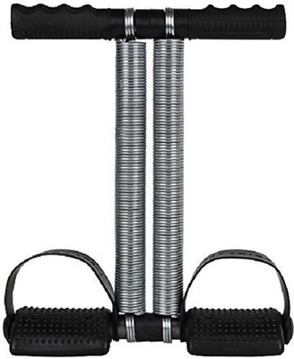 ASHOKA Tummy Trimmer DOUBLE Spring Burn Off Calories & Tone Your Muscles Ab Exerciser Ab Exerciser(Black, Silver)