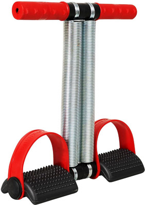MODERNWOMANIYA Professional Highly Elastic Steel Multipurpose Tummy Trimmer Abdominal Exerciser Ab Exerciser(Black, Red)