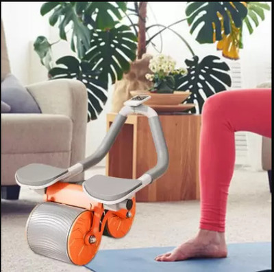 ALLFIT Roller Multi Angle Side Slip with Elbow Support Ab Exerciser(Orange)