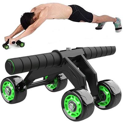 FITRONYX Ab Roller Wheel Abs Carver for Abdominal & Stomach Exercise Training with Mat Ab Exerciser(Multicolor)