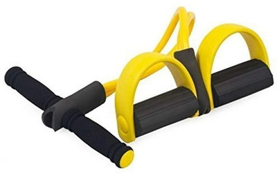 Dfasion Pull Reducer Training Bands 4 Tubes Body Trimmer Pedal 100 Ab Exerciser(Multicolor)