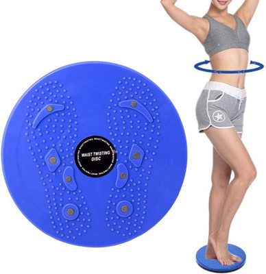 CARDIORAMA Tummy Twister Waist Disc Abdominal ABS Exerciser For Home Gym Equipment Ab Exerciser(Blue)