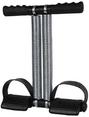 Fitfun DOUBLE SPRING TUMMY TRIMMER GYM AND HOME PRODUCT Ab Exerciser(Silver, Black)