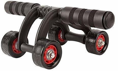 NAVER Portable Trainer AB Roller 4-Wheel Exercise Equipment Abdominal Core Workout Ab Exerciser(Multicolor)
