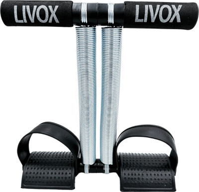LIVOX Double Spring Tension Foot Pedal Abdomen Leg Exerciser Ab Exerciser(Multicolor)