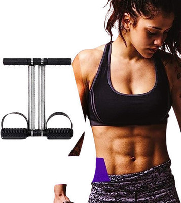DHEER Double Spring Tummy Trimmer, Waist Trimmer, Ab Exerciser,Gym 023 Ab Exerciser(Black)