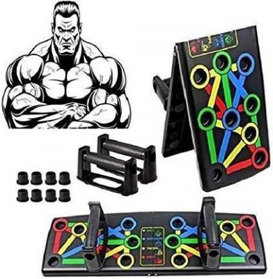 LIVOX New Professional 14 in 1 Fitness exerciser Push up Board Ab Exerciser Ab Exerciser(Multicolor)