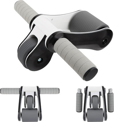 ADONYX Ab Roller for Core Workout, Men Women Strength Training Exercise Ab Exerciser(Black)