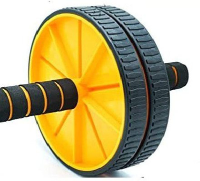 ADONYX Professional Abdominal Wheel Ab Roller for Exercise Fitness Gym Ab Exerciser(Yellow)