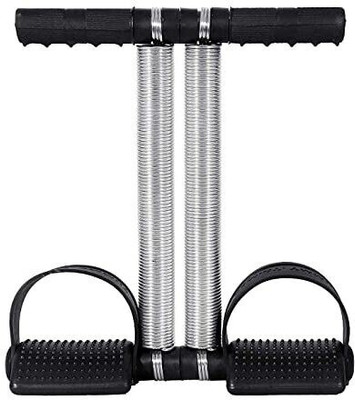 Aim portable double spring tummy trimmer for ab exercises Ab Exerciser(Black, Silver)