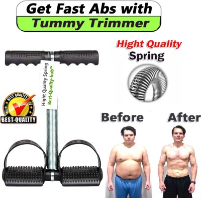 BQH by Flipkart Tummy Trimmer With Single Spring And Soft Grip Handle Ab Exerciser(Black)