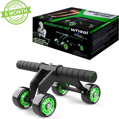 Wearslim Professional Abs Workout 4 Wheel Ab Roller Perfect Home Gym Equipment Ab Exerciser(Green)