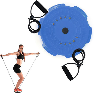 Shopeleven Tummy Twister With Toning Tube Waist Twisting Disc for Home Gym Workout Exercise Ab Exerciser(Blue)