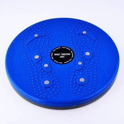 aavoam 5in1 Magnetic Disk Hot Sweating Body Shapers Tummy Twister Rotating Machine Ab Exerciser(Blue)