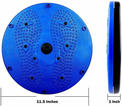 IRONCORE 4 IN 1 ACUPRESSURE MAGNETIC TWISTER THERAPY TUMMY SLIMMER Ab Exerciser(Blue)