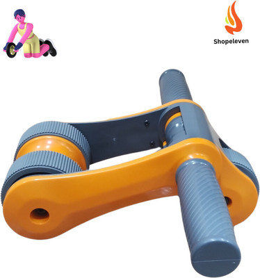Shopeleven Abs Roller for Men & Women, Abs Roller Wheel for Home Workout Ab Exerciser(Orange)