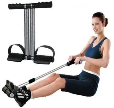 HOC Double Spring Tummy Trimmer -Multipurpose Fitness Equipment Ab Exerciser (Black) Ab Exerciser(Black)