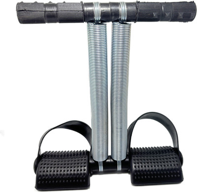 BKCFREEZE Double Spring Tummy Trimmer for Fat Burning and Weight Loss Ab Exerciser(Black)
